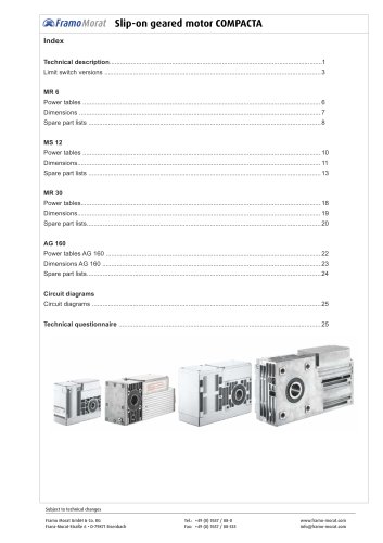 滑套式减速电机Compacta文件