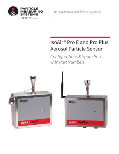 IsoAir Pro-E & Pro-Plus配件和配件目录