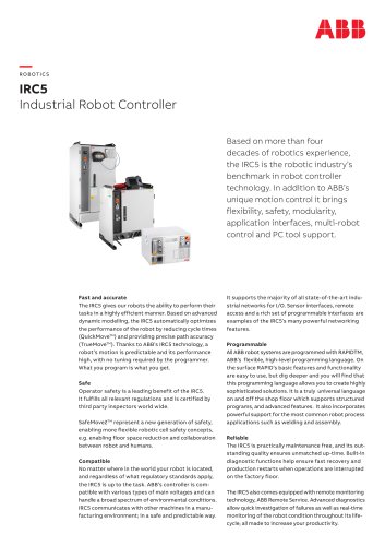 IRC5工业机器人控制器